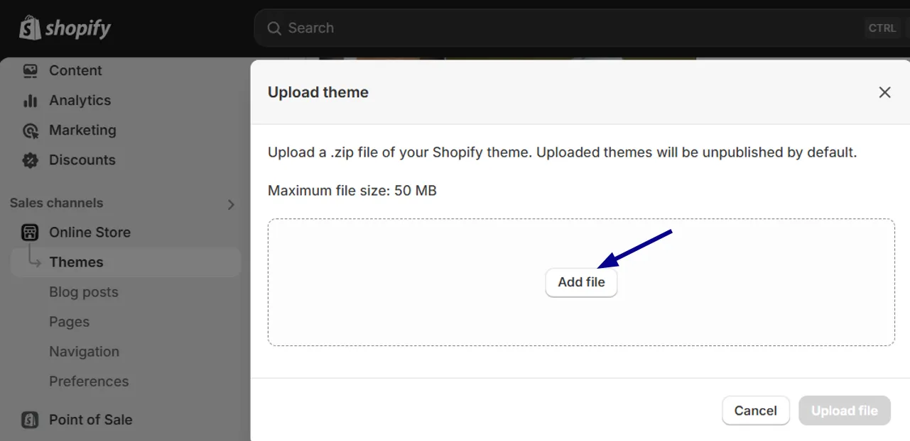 Step 3: Add a Zip file